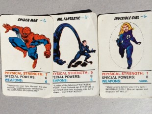 Image of super hero cards