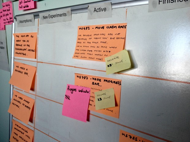 Carer's Allowance kanban board