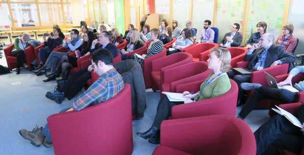 Audience at cross-government user research meetup